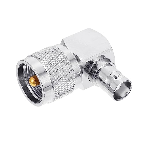 NUOBESTY Adaptador De Coaxial Adaptador De UHF Macho para Conexiones De Radiofrecuencia Instalaciones Electrónicas NUOBESTY Adaptador De Coaxial Adaptador De UHF Macho para Conexiones De Radiofrecuencia Instalaciones Electrónicas