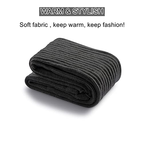 Image of Women's Plus Size Leg Warmers Knit Over Knee High Footless Socks for Thick Thighs