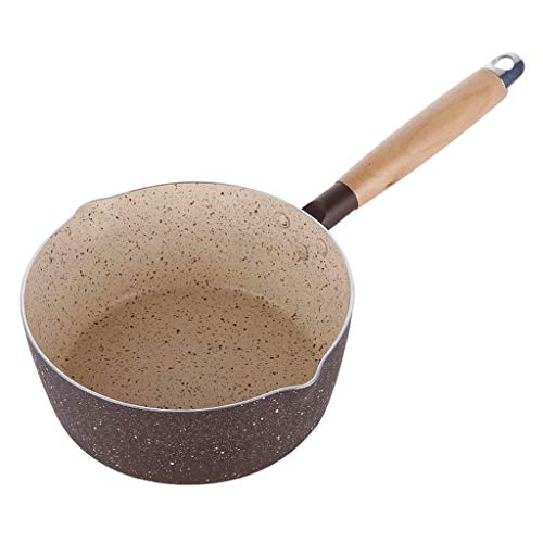 Aluminium Pot avec poignée en bois, lait non-Stick Pot, Hot nouilles, nouilles instantanées marmite à soupe, petit pot, pot de nouilles, sucre Pot, grande casserole, marmite à soupe Wok