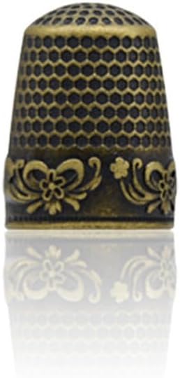EXCEART 10pcs Finger Protector for Sewing Embroidery Thimble Tool for Crafts Thick Design for Finger Safety and Comfort
