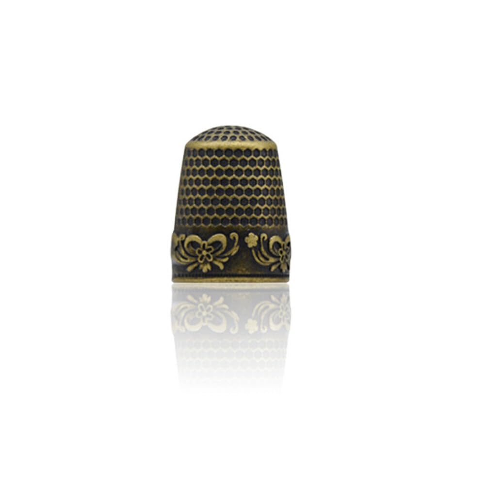 10pcs Copper Finger Protectors / Thimbles – For Sewing, Embroidery, Leatherwork, Protects Fingertips From Needles