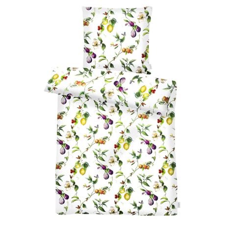 APELT Original-Bettwäsche mit außergewöhnlichem Design in seidig weicher Satin Qualität | Modell: Limone | Größe: Standard (140x200/70x90)