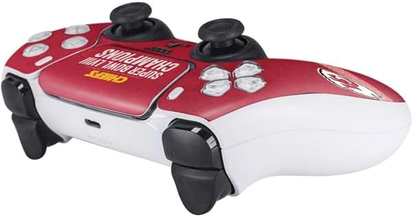 Skinit Decal Gaming Skin Compatible with PS5 Controller - Officially Licensed NFL Chiefs Super Bowl LVIII Champions Design