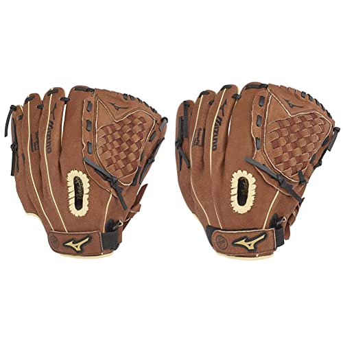 Mizuno Unisex Teen 11.5" Prospect Series Powerclose Baseball Glove 11 5, Brown Tartan Flex Web, 11.5 Us & Gpp1100Y3 Prospect Series Powerclose Baseball Gloves, 11", Left Hand, Brown Tartan Flex Web #TOP21