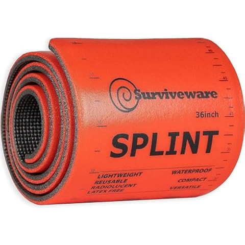Surviveware Multi-Purpose, Reusable Splint for Fingers, Thumbs, Wrists and More, 36 Inches Cover