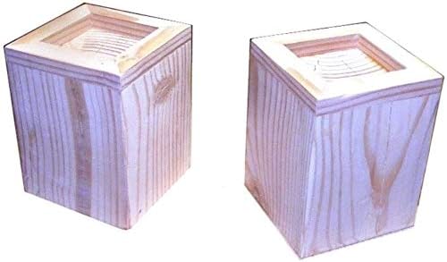 Steve's Gift Shoppe Paint Option for Furniture Lifters (White, with Felt Pad on Bottom)