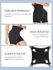 BLONGW Cycling Shorts Women- High Waisted Biker Shorts Tummy Control Black Yoga Gym Workout Athletic Running Sports Short Leggings UK(Black,XXL) #3