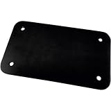 Joker MacHine License Plate Back Plate Black Anodized Universal