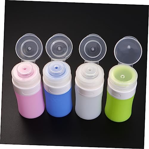 minkissy Frasco De Silicone Vazio Para Cosméticos De Viagem 4 Peças Para