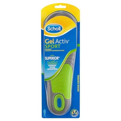 Scholl Gel Activ Einlegesohlen Sport (Größe 42-48), 1 Paar