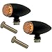 Pro-One Performance Bullet Marker Lights - Smooth - Black Powder Coat 400370B