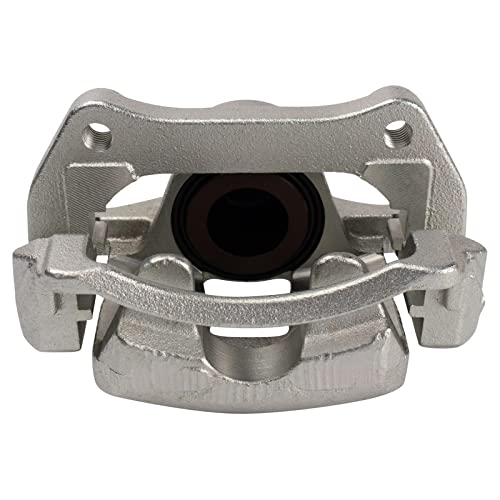 Image of TRQ Front Driver and Passenger Side Brake Caliper Set Compatible with 18-20 Chevrolet Equinox L4 1.5L 18-19 Equinox L4 1.6L 16-19 Malibu 18-19 Trax 18-20 GMC Terrain L4 1.5L 18-19 Terrain L4 1.6L