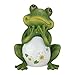 Atecy 45500226 Joseph Studio 65904 Tall Frog Sitting Up Garden Statue, 9.5-Inch, 9.5 inches green