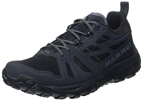 Mammut Saentis Low GTX Men, Chaussure de Trail Men's, Black-Phantom, 11.5