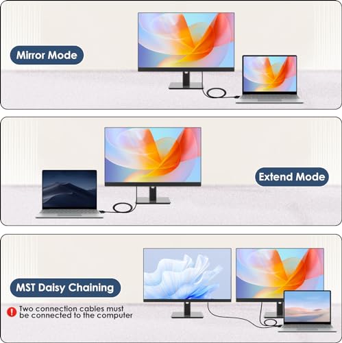DGMINGMU USB C to DisplayPort Cable usbc to displayport to USB c 8K@60Hz-Thunderbolt 3/4 to DP Cable 4K@240Hz Compatible with iPhone 15 M1/M2 MacBook iPad (1.8M USB C-DP) by DGMINGMU - Image 4
