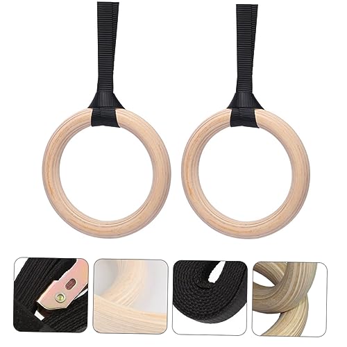 Anillas Gimnasia Ajustables de Madera para Fitness miniatura 6
