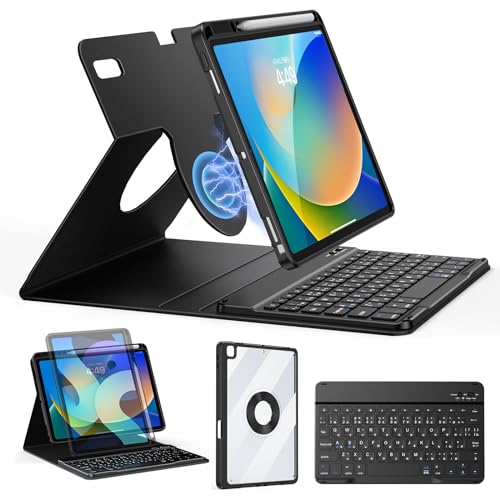 iPadA16 128GB 本体 ＋omikamoキーボード付き Amazon.co.jp: Omikamo ipad キーボード付きケース 第9/8/7世代