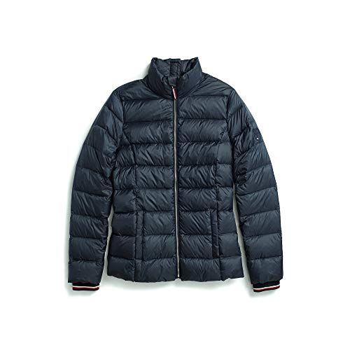 Tommy Hilfiger Women's Adaptive Seated Fit Quilted Jacket with Magnetic Zipper, masters navy Large