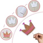 Birthday Photo Booth Props for Women or Girls,30pcs Rose Gold Glitter Funny Selfie Props for Bday Party Decoration Supplies - Image 5