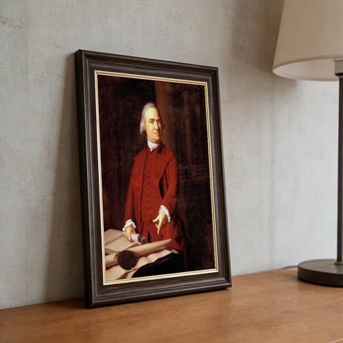Impression sur toile Samuel Adams John Singleton, tableau déco murale avec cadre - 5