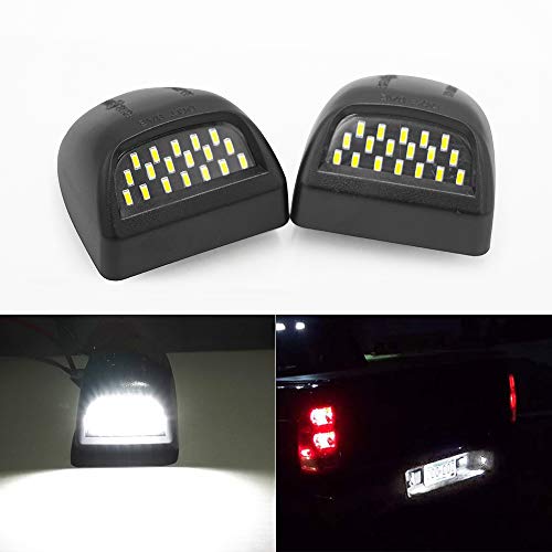 CARREP LED License Plate Light Assembly,36pcs LED 6500K White Pack of 2 (6500K+BLACK) - Thumbnail 7