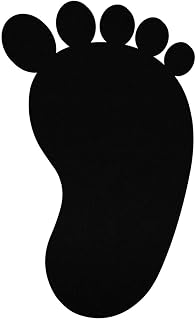 Pie de tela de fieltro negro - 3-60 cm de altura - para manualidades y decoración. Individual o en juego de 10, 25, 50 o 100 unidades., Paquete de: 50 unidades, altura: 34 cm de alto