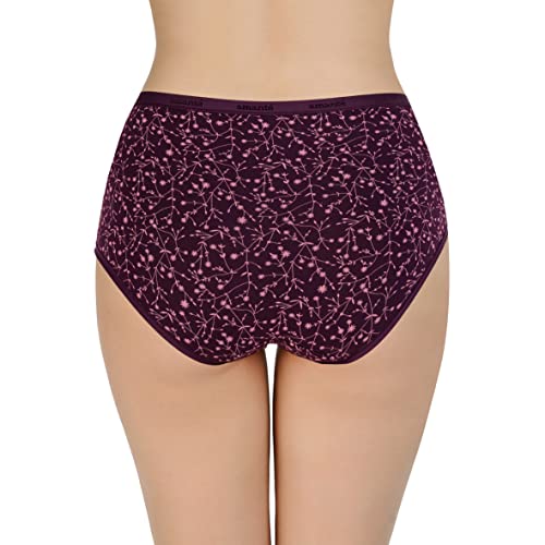 Image of Amante Printed Cotton Full Brief Panty Pack(Pack of 3)