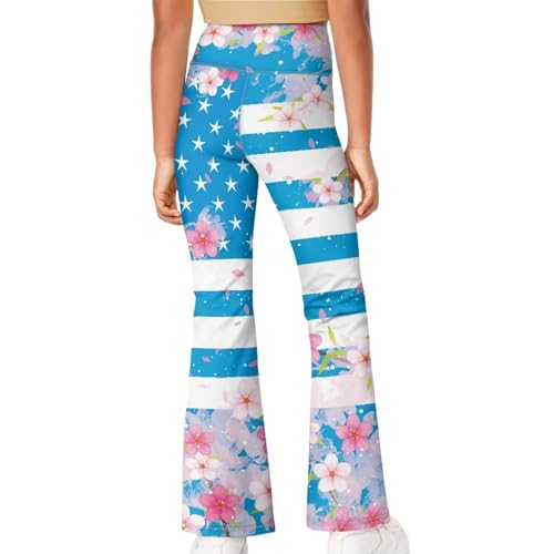 YEXIATODO Kids Bell Bottoms Girls Flare Leggings Flare Yoga Pants Athletic Pants4