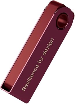 Ledger Nano S Plus Crypto Hardware Wallet (Nebula Red)