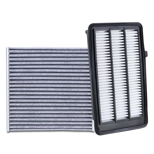 17220-5AA-A00 Engine Air Filter and 80292-TF0-G01 Cabin Air Filter kit Compatible with Honda 2017-2022 CR-V 2016-2021 Civic 1.5L Not For Hybrid Replaces AF5263 AF9183 PA99116 CF11182 80291-T5R-A01