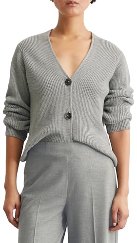 Marc O'Polo Women's Organic Cotton V-Neck Cardigan, M928, Large
