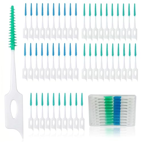 Image of 300 Pack Dual-Use Interdental Brushes,Disposable Dental Picks