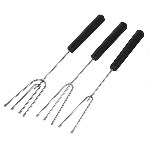 10Pcs Chocolate Dipping Fork Set Stainless Steel DIY Baking Supplies Various Pattern Dipping Forks with Handle for Handmade Chocolate Pralines and Truffles