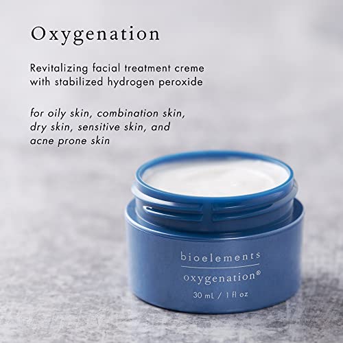 Bioelements Oxygenation - 1 Fl Oz - Revitalizing Facial Cream With Stabilized Hydrogen Peroxide - Vegan, Gluten Free - Never Tested On Animals #TOP1