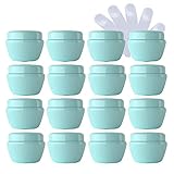 ✈【MATÉRIAU】 --- Matériel: plastique, sans BPA. Légers et durables, ils sont faciles à transporter et à emporter avec vous. Le traitement est excellent. Les pots multicolores sont droites et rondes avec de larges bouches et des parois épaisses; Ils sont durables et résistants aux chocs.