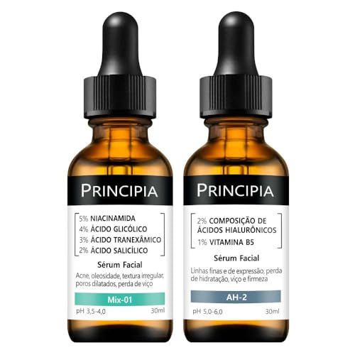 Principia Kit 2 Séruns Hialurônicos + Mix-01