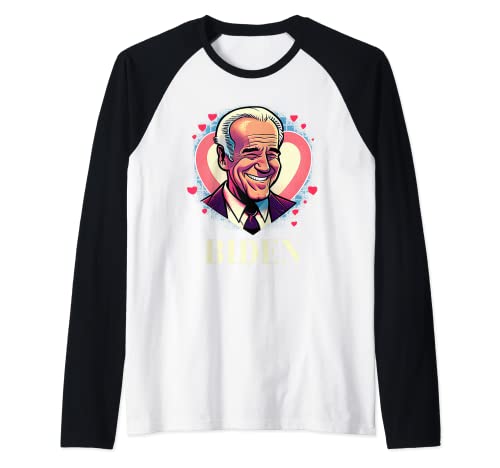 Funny Pro Biden Chemise 46ème président USA Joe Biden Graphic Manche Raglan