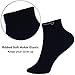 Alpine Swiss Mens Ankle Socks 8 Pack | Athletic Performance Sock for Men | Made of Cotton Fits Shoe Sizes 6-12 | Moisture-Wicking Cushioned | Quarter Length Socks Reinforced Heel & Toe BLK