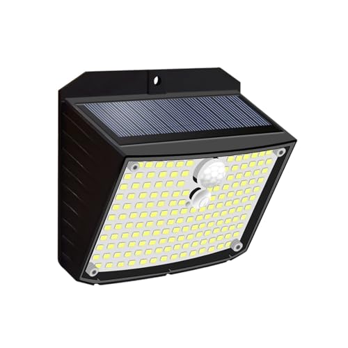 Éclairage solaire extérieur 158 LED lampe murale de sécurité sans fil pour rassurer vos nuits