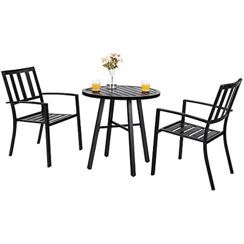 PHI VILLA 3 Piece Outdoor Patio Bistro Dining Set Cover
