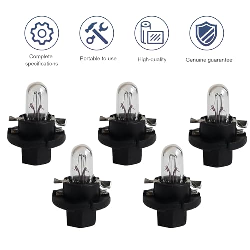5 Bombillas Halógenas DB501 T5 de Clima para Autos miniatura 5