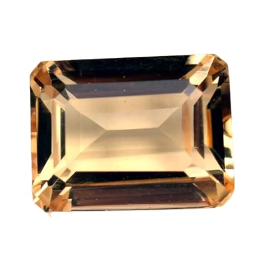 Citrine naturelle de 17,04 mm pour remplacer une pierre de bague