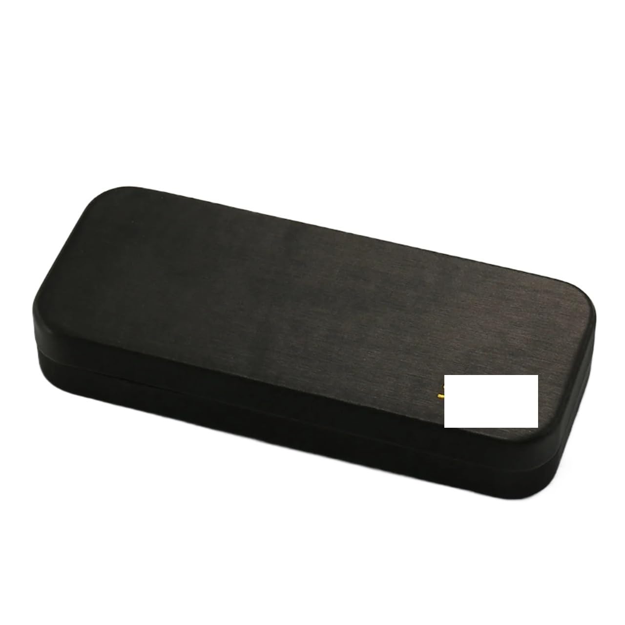 Scatola for occhiali in pelle semplice da 2 pezzi Custodia for sole portatile quadrata in metallo for donna uomo unisex Per Donna Uomo