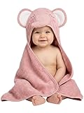 o-day Accappatoio Neonato a Triangolo in Spugna Puro Cotone 100% con Cappuccio Animale Asc...