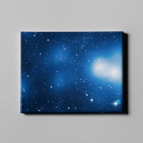 Cuadro del Telescopio Hubble MACS J0717 en lienzo de galería de Spiffing Prints mediano