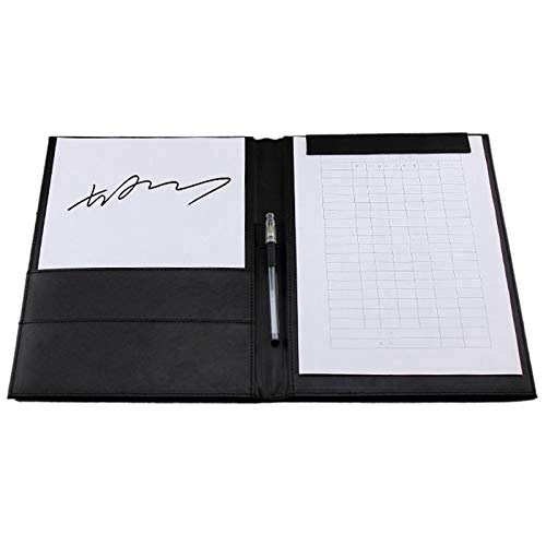 Zwischenablage für Bürobedarf PU-Leder A4 Schreiben Zwischenablage Geschäfts-Notizblock Clip Boards Besprechung Konferenz Document Organizer Dateiordner Papier Lebenslauf Haltbarer Clip mit niedrigem