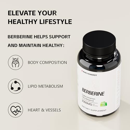 image for FraFr.gancia Berberine HCl Supplement with Ceylon Cinnamon & Citrus Be