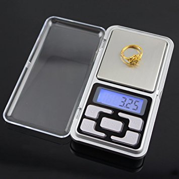 Zelenor Digital Pocket Scale 0.1G To 200G for Kitchen and Jewellery Weighing (Grey)