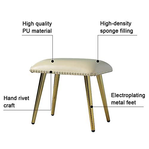 Tabouret de vanité solide capacité 180 kg pour salon et dressing