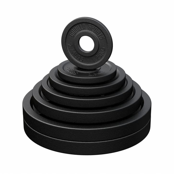 GORILLA SPORTS® Olympia Hantelscheiben - 1,25kg, 2,5kg, 5kg, 10kg, 15kg,...